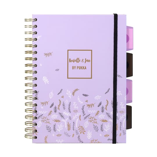 Pukka Pads Purple B5 Rochelle & Jess Squared Project Books, 3ct.